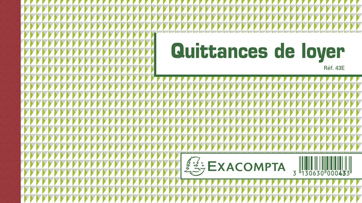 Exacompta 10x Doorschrijfpapier Huurkanties 12,5x21cm 50 bladen triple zelfkopiërend - - 43E de Exacompta en Ander – photo produit