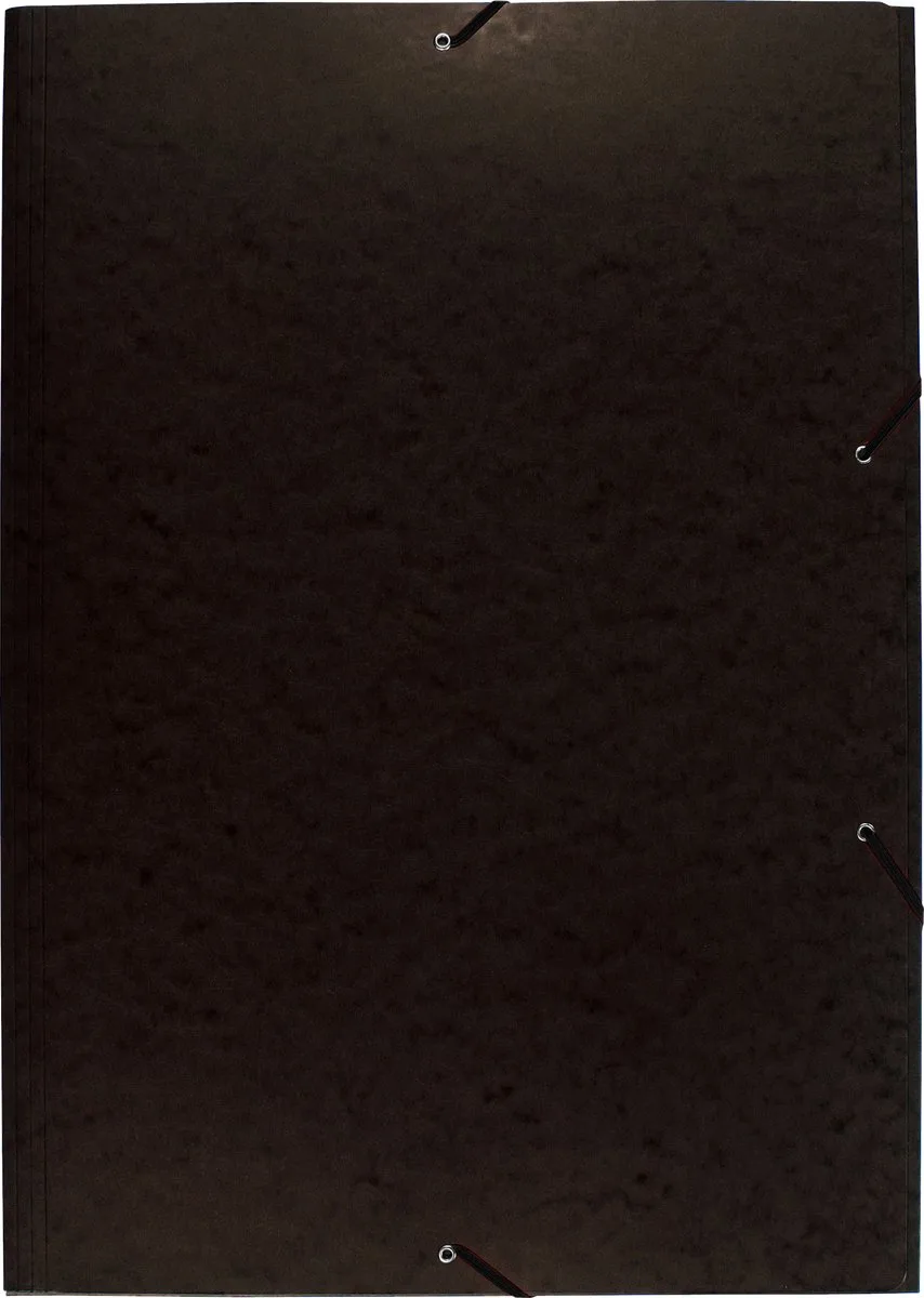 Exacompta 10x Elastomap met 3 kleppen in glanskarton 600gm2 - A2 - 59651E von Exacompta in Schwarz – Produktfoto