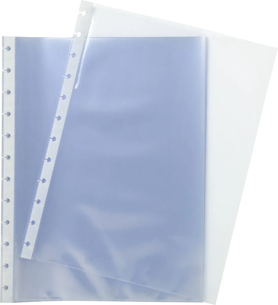 Exacompta 10x Exactive® Navulling 10 uitneembare pochetten voor visitekaartjes - 19x23cm - 86134E de Exacompta en Kristal doorschijnend – photo produit