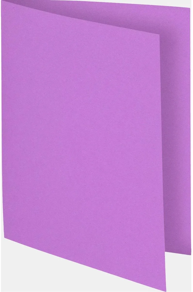 Exacompta 10x FLASH 80 - Pak van 100 inlegmappen - 150008E by Exacompta in Purple – product photo