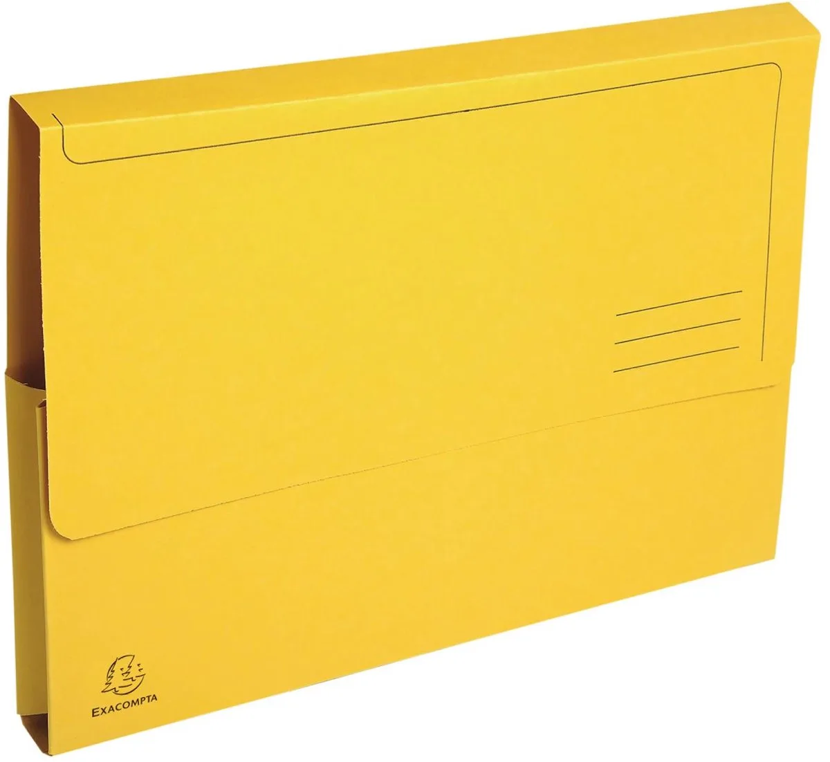 Exacompta 10x FOREVER® Pak van 10 pocketmappen 290g/m2 - 24x32cm voor A4 - 46979E van Exacompta in Geel – productfoto