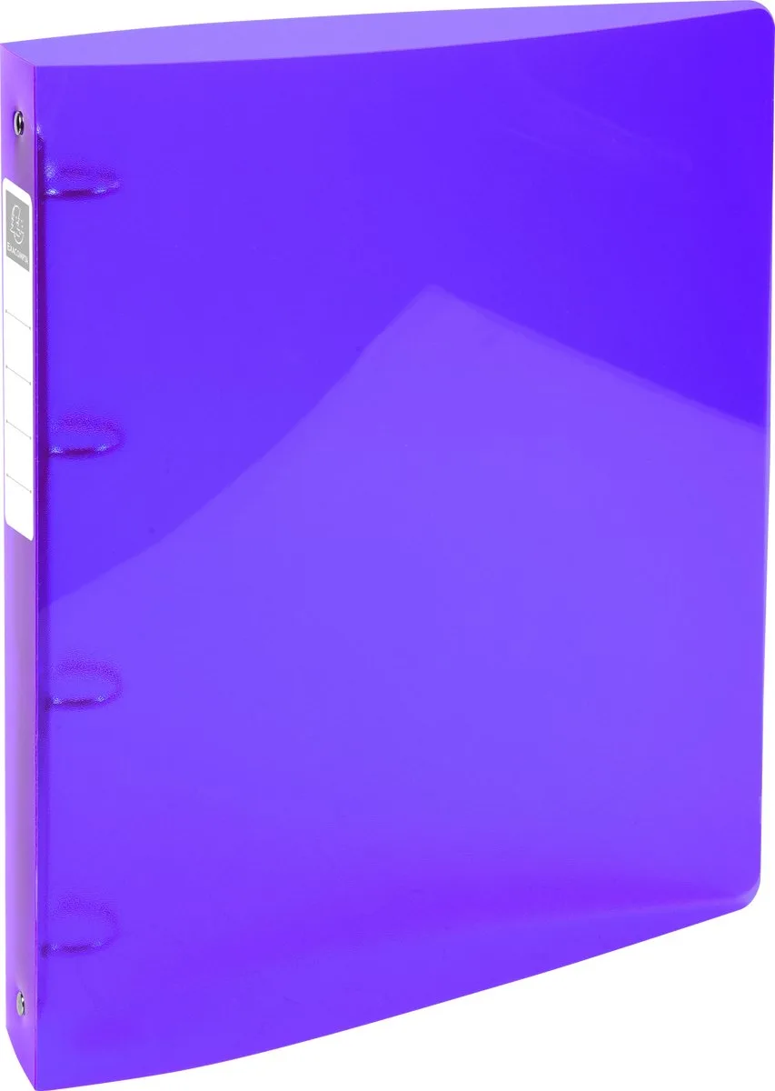 Exacompta 10x Iderama Ringband in PP 7/10de - 4 ringen 30 mm - A4+ - 51776E van Exacompta in Purper – productfoto