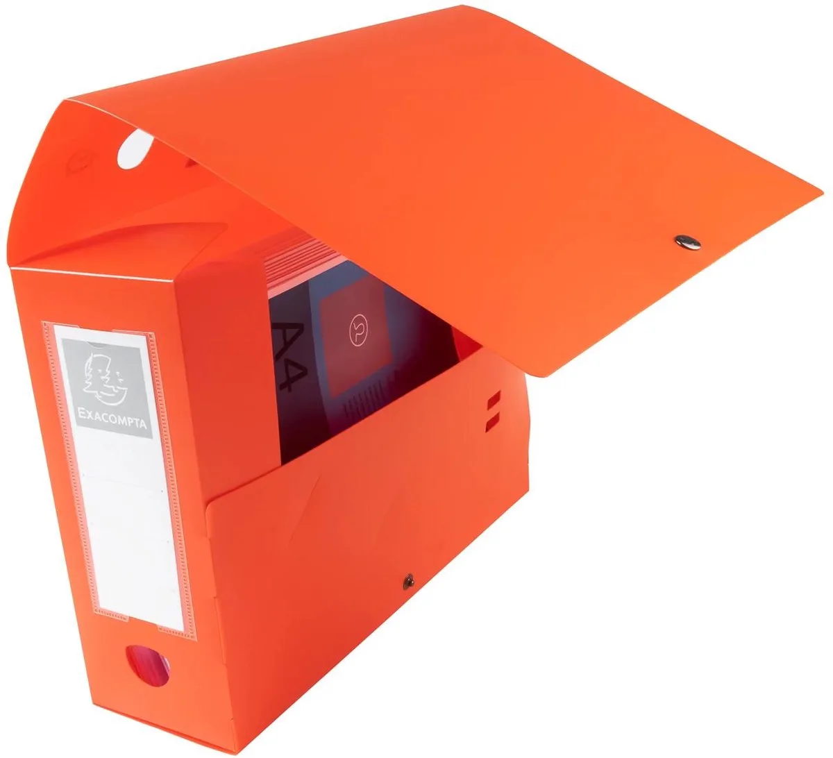 Exacompta 10x Klasseerdoos PP opaak rug 100mm - 59935E von Exacompta in Rot – Produktfoto