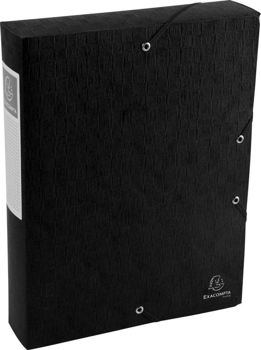 Exacompta 10x Klasseerdoos Scotten Rug 60mm - A4 - 50911E de Exacompta en Noir – photo produit