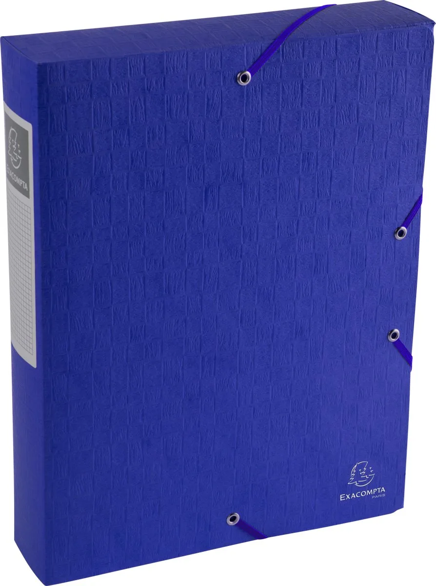 Exacompta 10x Klasseerdoos Scotten Rug 60mm - A4 - 50912E van Exacompta in Blauw – productfoto
