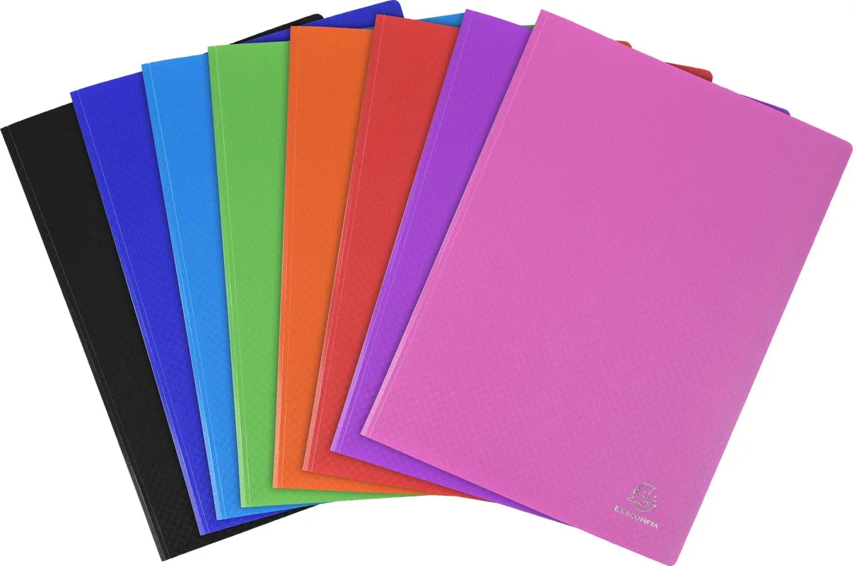 Exacompta 10x OPAK showalbum PP 5/10e - heldere tassen - 50 tassen - 100 zichten - A4 - 8850E by Exacompta in Geassorteerd – product photo