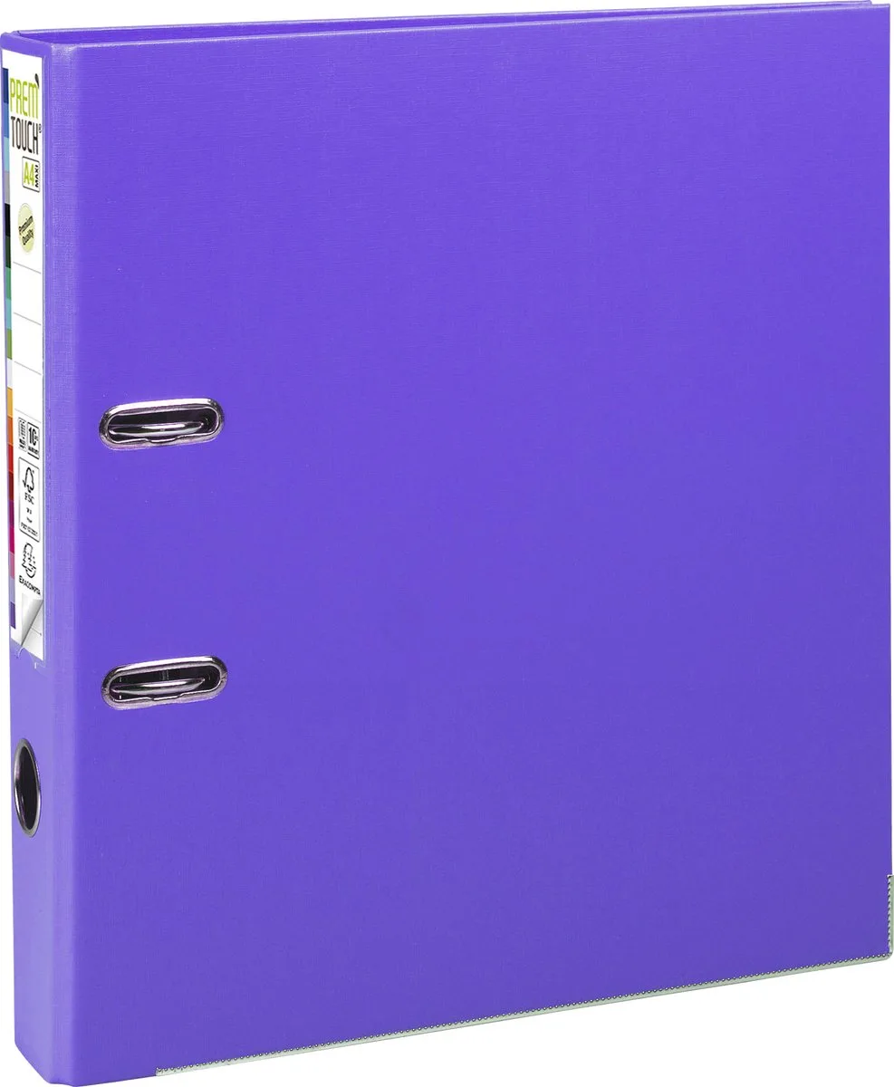 Exacompta 10x Prem'Touch® PP Ordner met hefboom - Rug 50mm - A4 maxi - 53157E by Exacompta in Purple – product photo