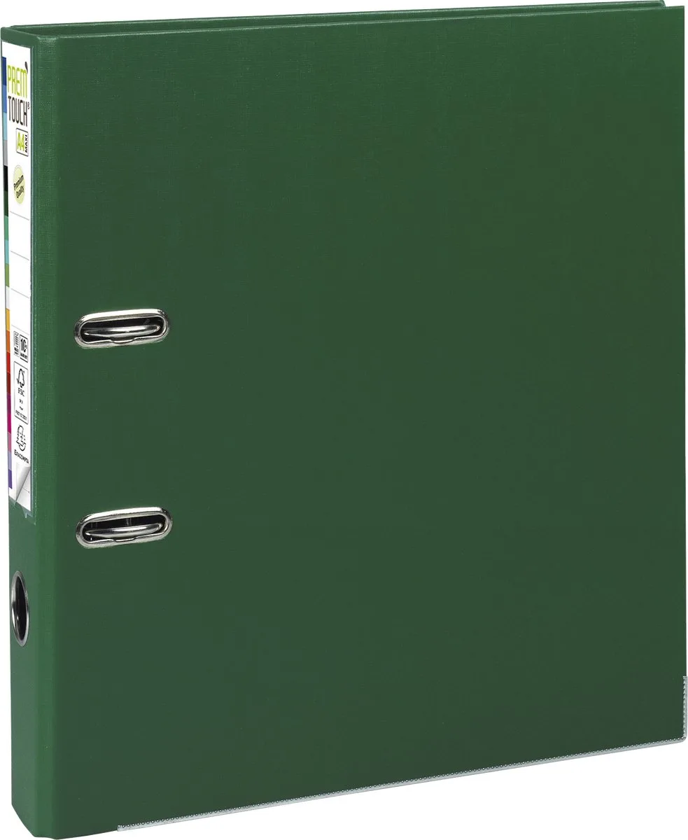 Exacompta 10x Prem'Touch® PP Ordner met hefboom - Rug 50mm - A4 maxi - 53153E by Exacompta in Dark green – product photo