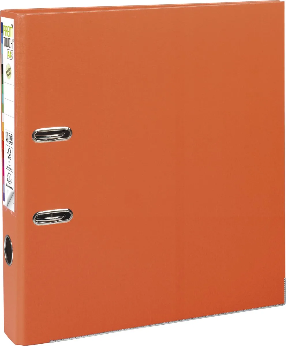Exacompta 10x Prem'Touch® PP Ordner met hefboom - Rug 50mm - A4 maxi - 53144E by Exacompta in Orange – product photo