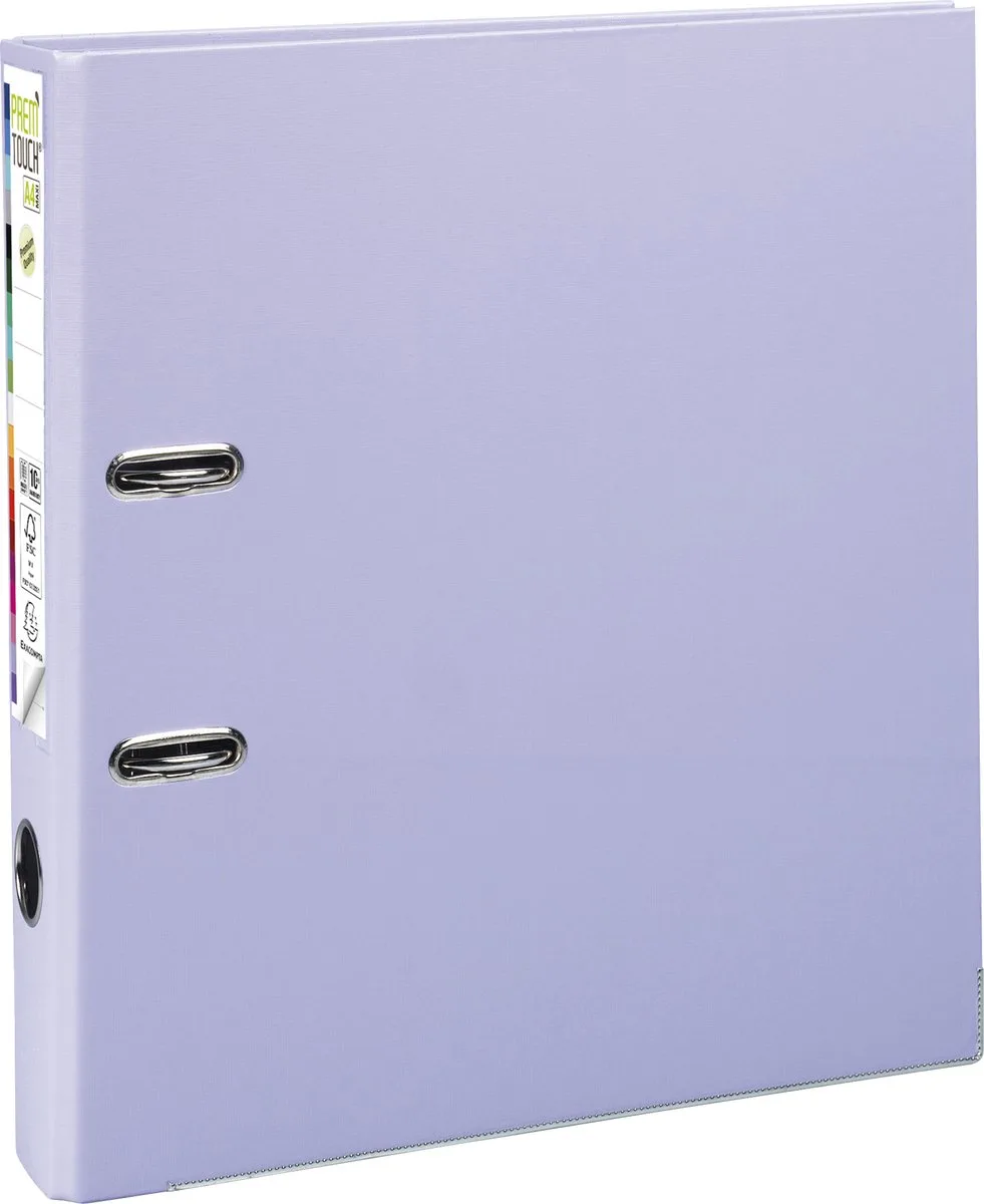 Exacompta 10x Prem'Touch® PP Ordner met hefboom - Rug 50mm - A4 maxi - 53107E by Exacompta in Purple – product photo