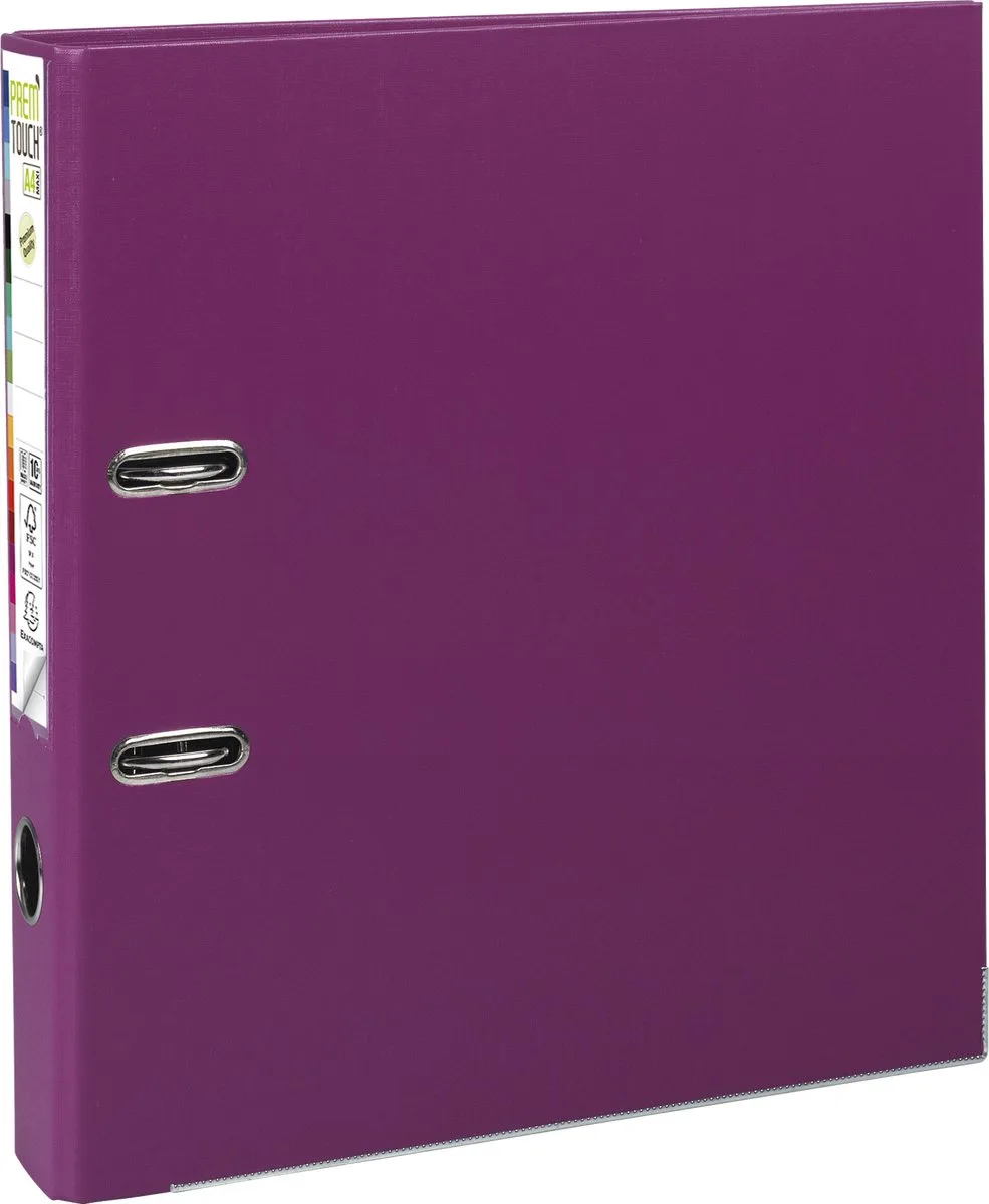 Exacompta 10x Prem'Touch® PP Ordner met hefboom - Rug 50mm - A4 maxi - 53147E by Exacompta in Fuchsia – product photo