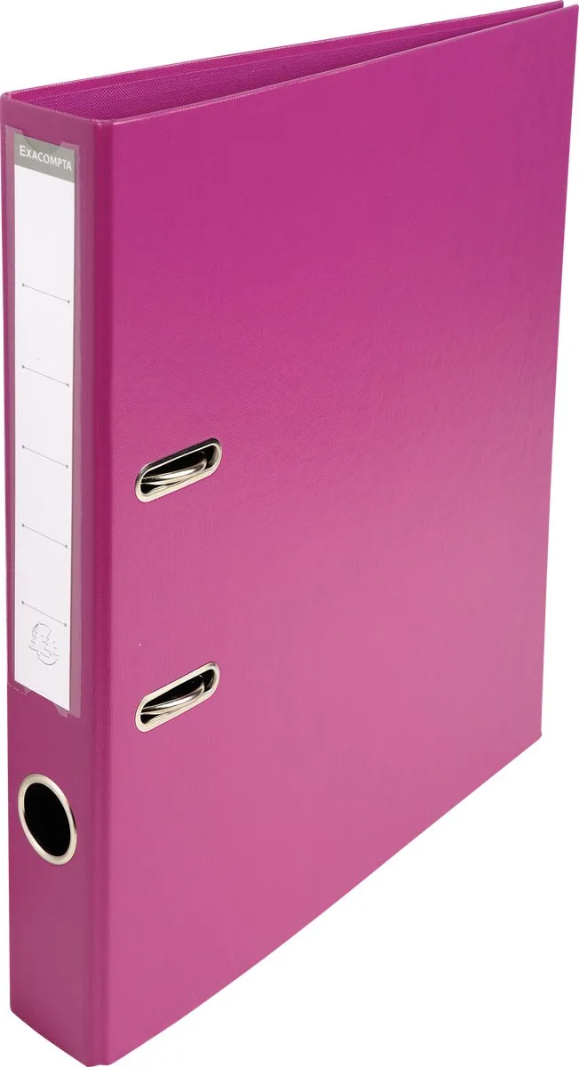 Exacompta 10x Prem'Touch® PVC Ordner met hefboom - rug 50 mm - A4 - 53547E by Exacompta in Fuchsia – product photo