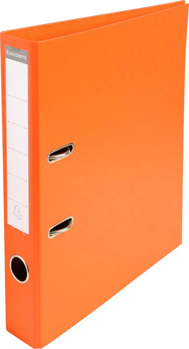 Exacompta 10x Prem'Touch® PVC Ordner met hefboom - rug 50 mm - A4 - 53544E van Exacompta in Oranje – productfoto