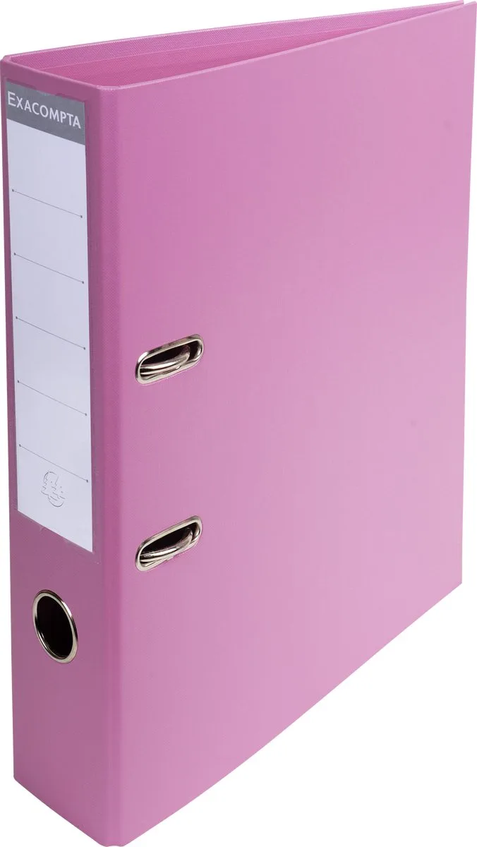 Exacompta 10x Prem'Touch® PVC Ordner met hefboom - rug 70 mm - A4 - 53755E van Exacompta in Roze – productfoto