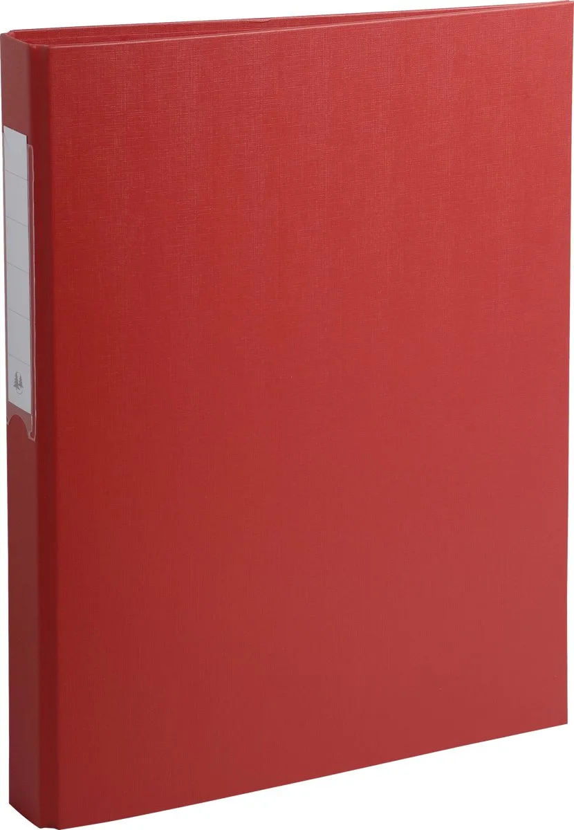 Exacompta 10x Ringband in PP met 2 ringen van 25mm - 54385E van Exacompta in Rood – productfoto