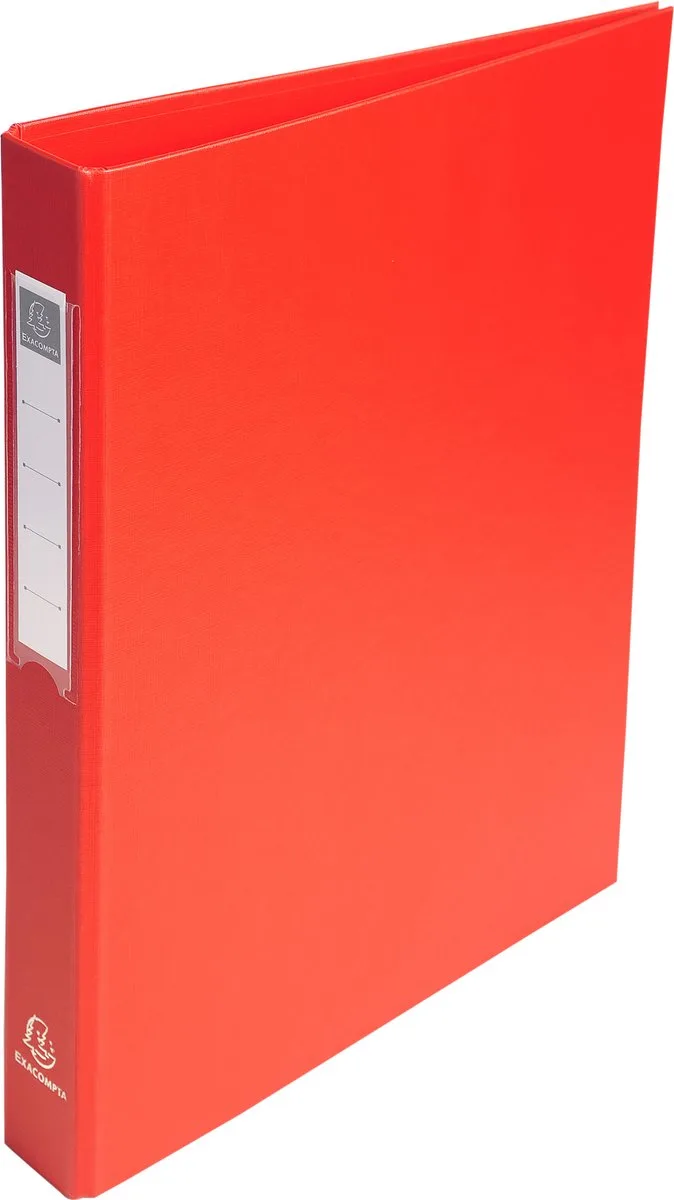 Exacompta 10x Ringband in PP met harde omslag - 4 ringen van 25mm - A4 - 51385E by Exacompta in Red – product photo