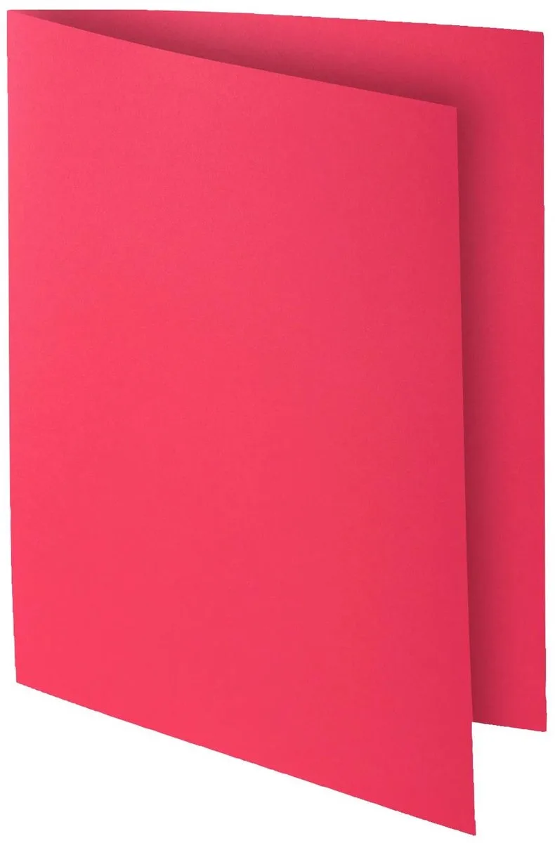 Exacompta 10x ROCK''S 210 Pak van 10 dossiermappen 210g/m2 24x32cm voor A4. - 217116E by Exacompta in Framboos – product photo