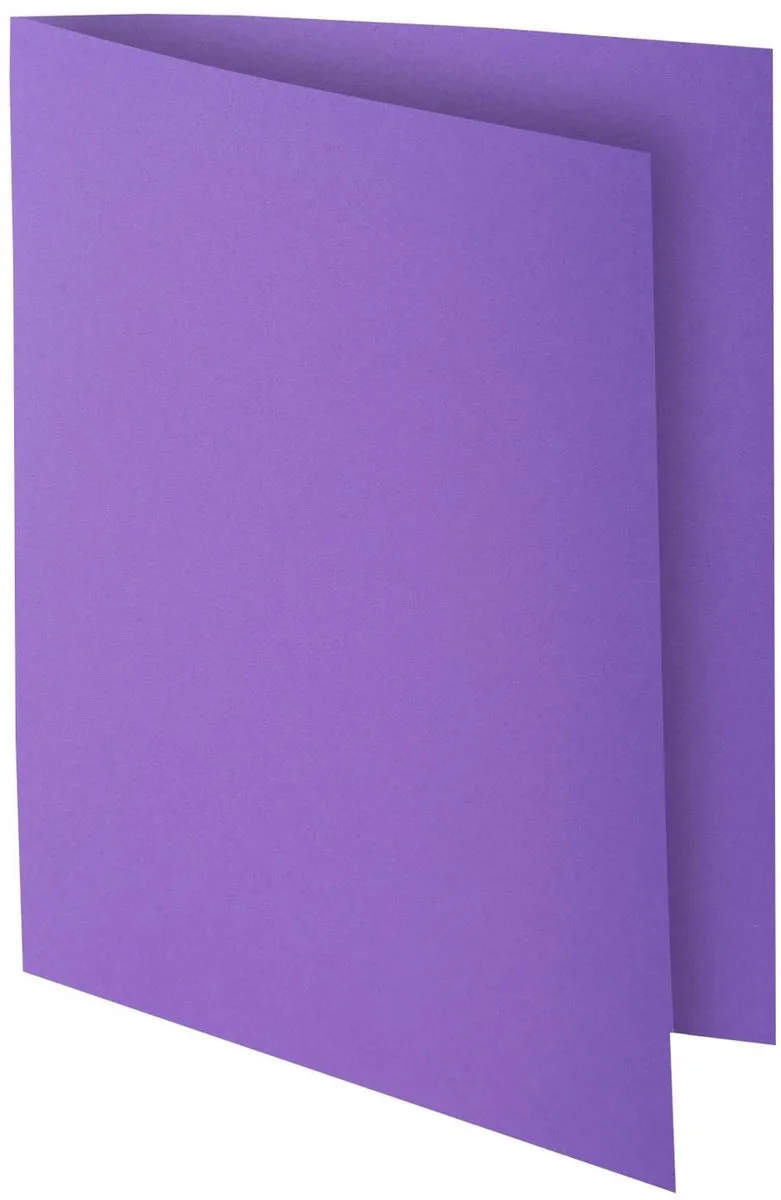 Exacompta 10x ROCK''S 210 Pak van 10 dossiermappen 210g/m2 24x32cm voor A4. - 217108E by Exacompta in Purple – product photo