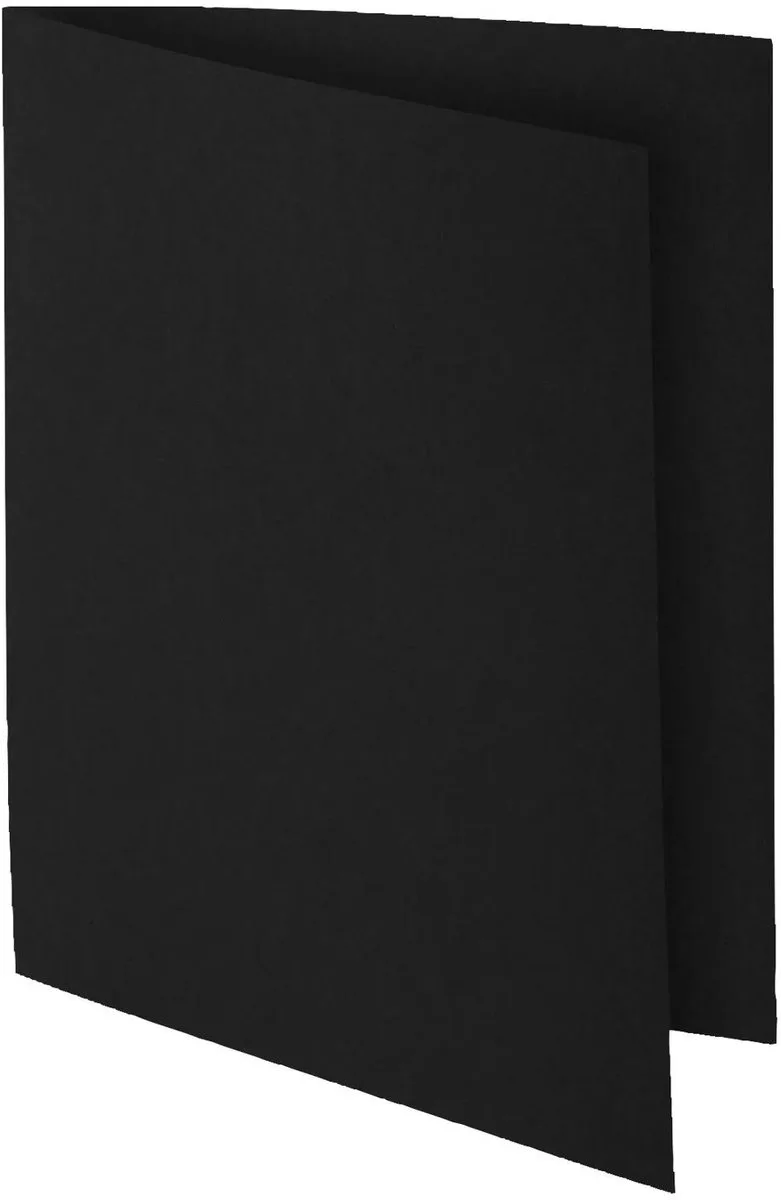 Exacompta 10x ROCK''S 210 Pak van 10 dossiermappen 210g/m2 24x32cm voor A4. - 217118E by Exacompta in Black – product photo