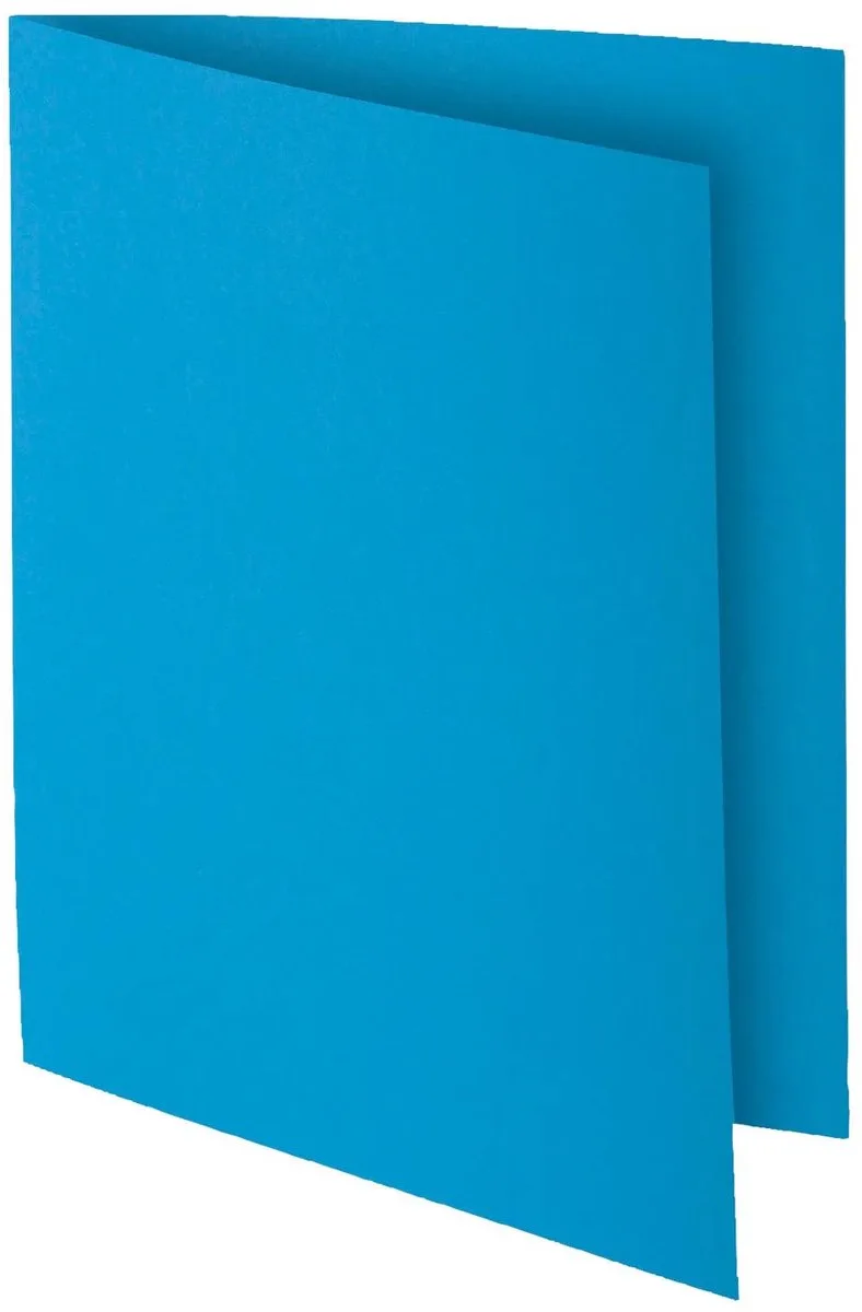 Exacompta 10x ROCK''S 210 Pak van 10 dossiermappen 210g/m2 24x32cm voor A4. - 217119E by Exacompta in Blue – product photo