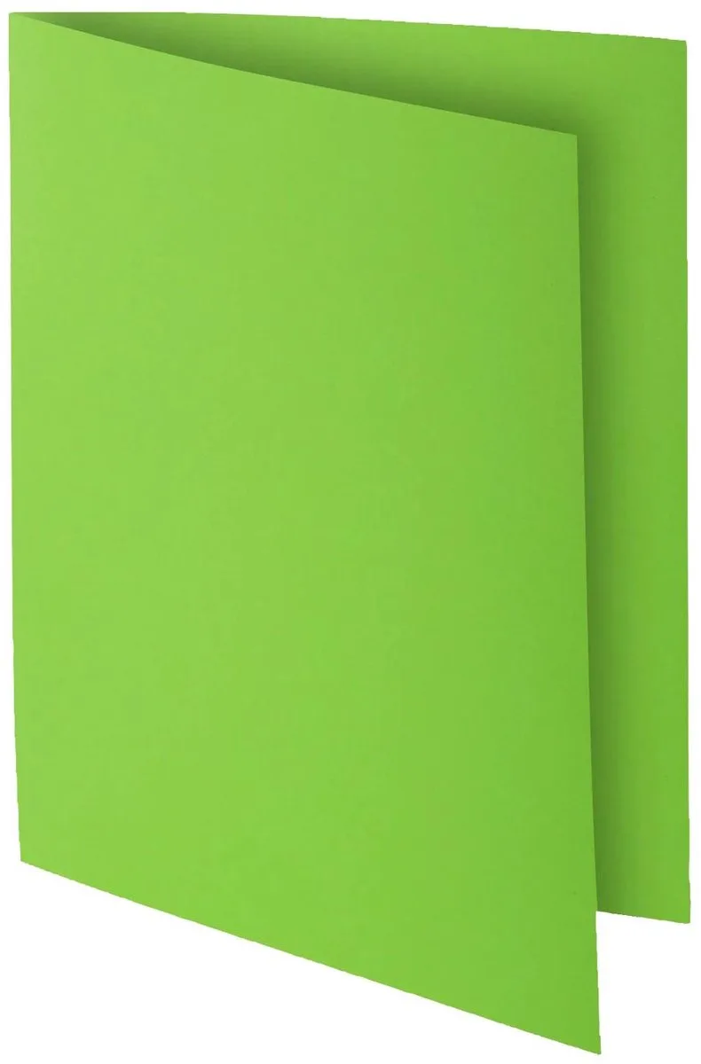 Exacompta 10x ROCK''S 210 Pak van 10 dossiermappen 210g/m2 24x32cm voor A4. - 217113E by Exacompta in Green – product photo