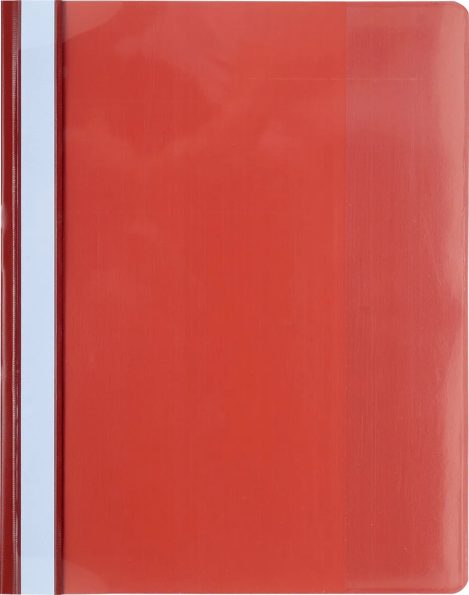 Exacompta 10x Snelhechtmap PVC Premium kwaliteit - A4 - 439903B by Exacompta in Red – product photo