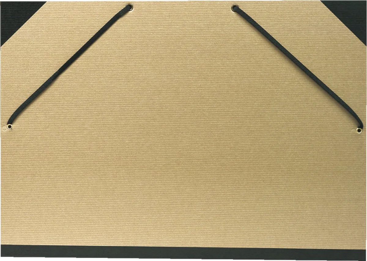 Exacompta 10x Tekenmap Kraft naturel elastiek 32x45cm - 544100E de Exacompta en Kraft bruin – photo produit