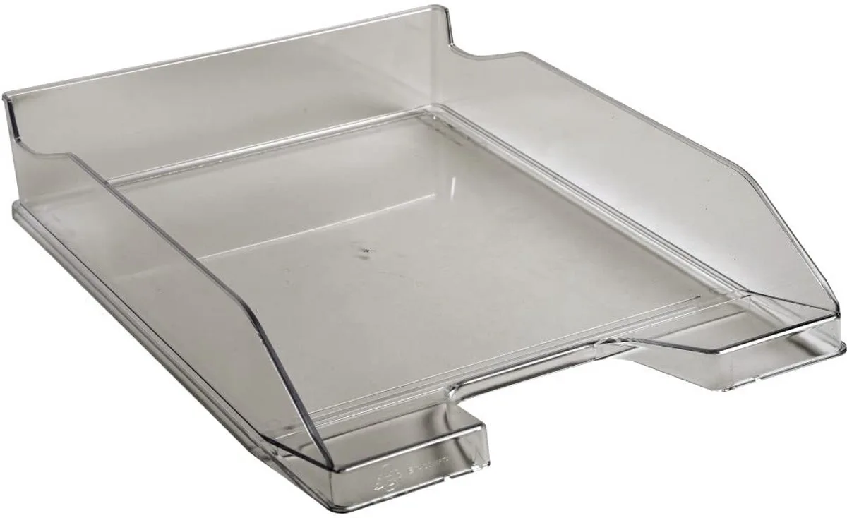 Exacompta 113227D Premium Combo Midi DIN A4 Brievenbak. Ideaal voor het organiseren van uw kantoor. Robuuste en stapelbare archiefbak in glanzend grijs. van Exacompta – productfoto