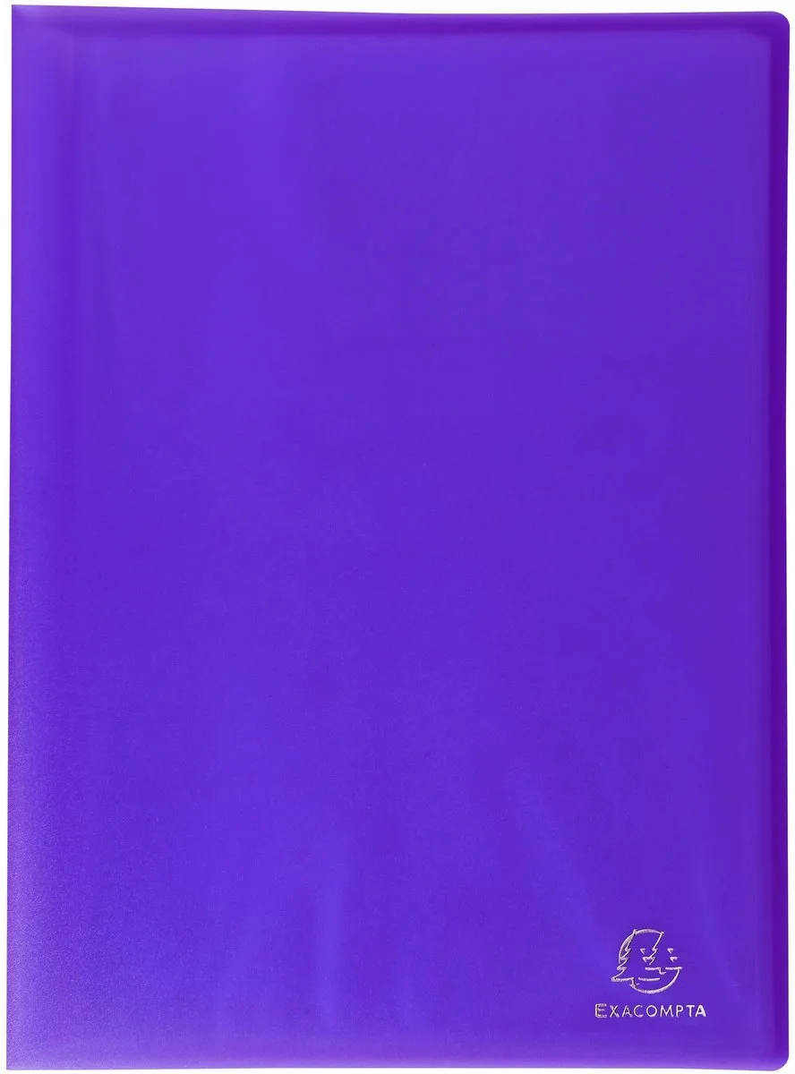 Exacompta 12x Chromaline showalbum met vaste rug PP - 30 tassen - 60 zichten - A4 - 85366E by Exacompta in Purper – product photo