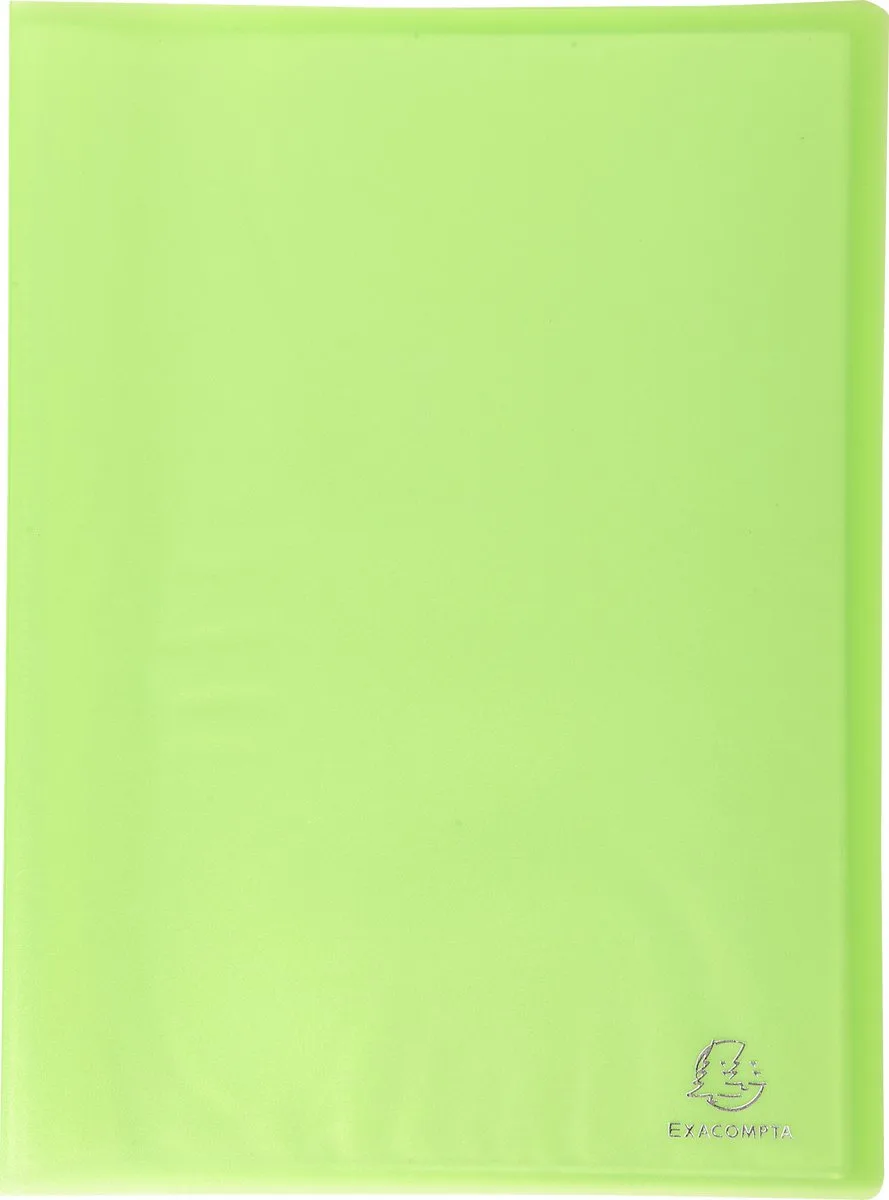 Exacompta 12x Chromaline showalbum met vaste rug PP - 40 tassen - 80 zichten - A4 - 85463E by Exacompta in Green – product photo