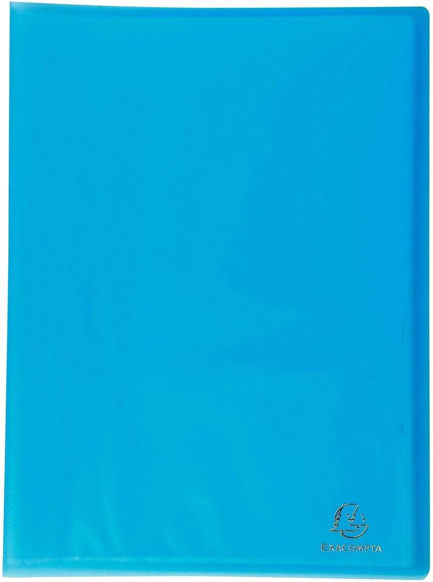 Exacompta 12x Chromaline showalbum met vaste rug PP - 40 tassen - 80 zichten - A4 - 85468E by Exacompta in Turquoise – product photo