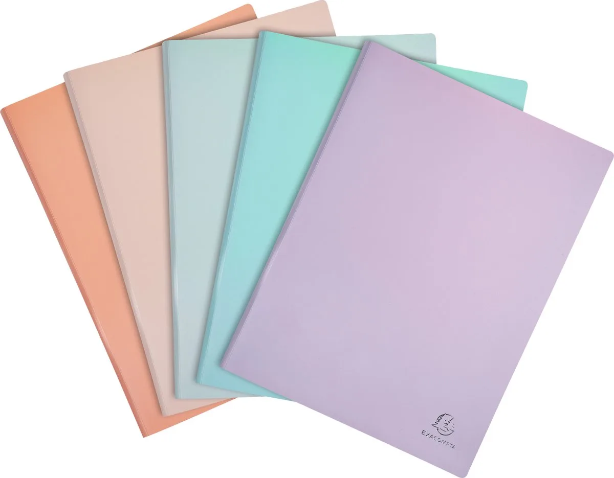 Exacompta 15x AQUAREL showalbum halfharde PP omslag - 30 tassen - 60 zichten - A4 - 88360E van Exacompta in Geassorteerd – productfoto