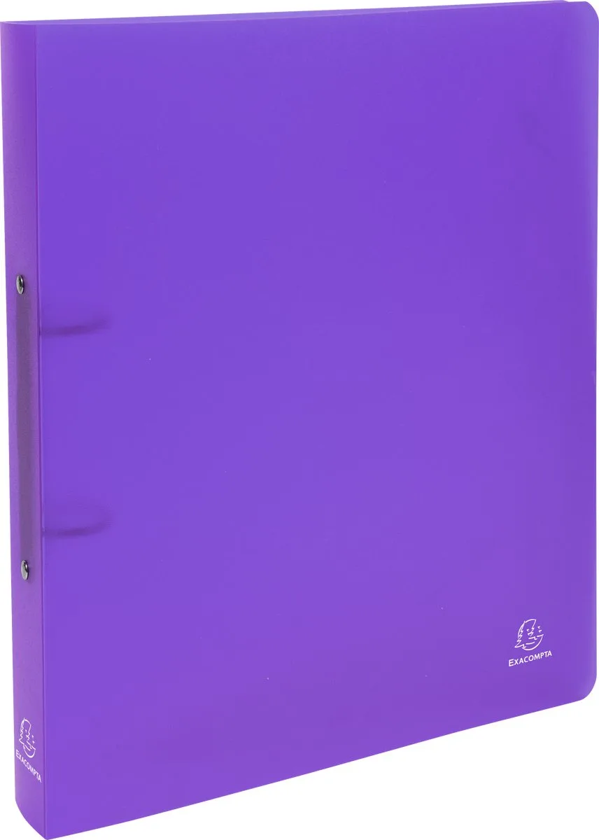 Exacompta 15x Chromaline Ringband in PP met 2 ringen van 30 mm - A4 maxi - 54366E van Exacompta in Purper – productfoto