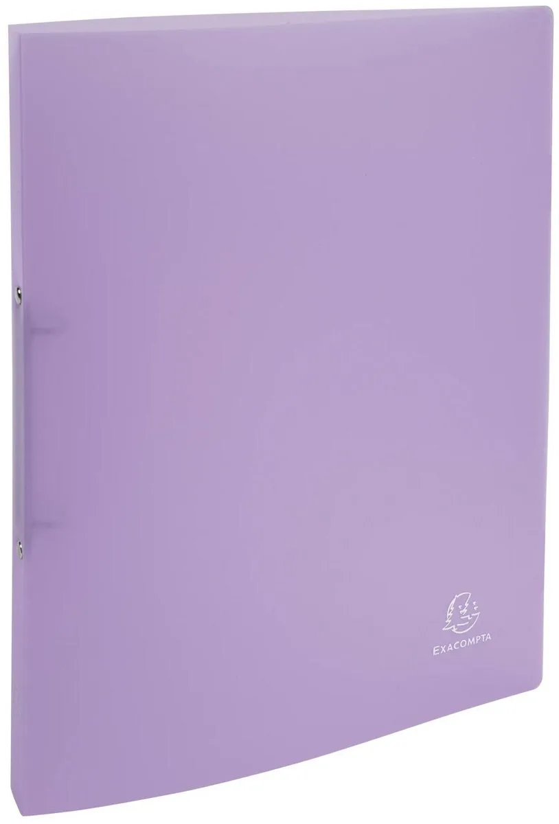 Exacompta 15x Ringmap 2 ringen 30mm Polypropyleen Chromaline Pastel - 54975E van Exacompta in Mauve – productfoto