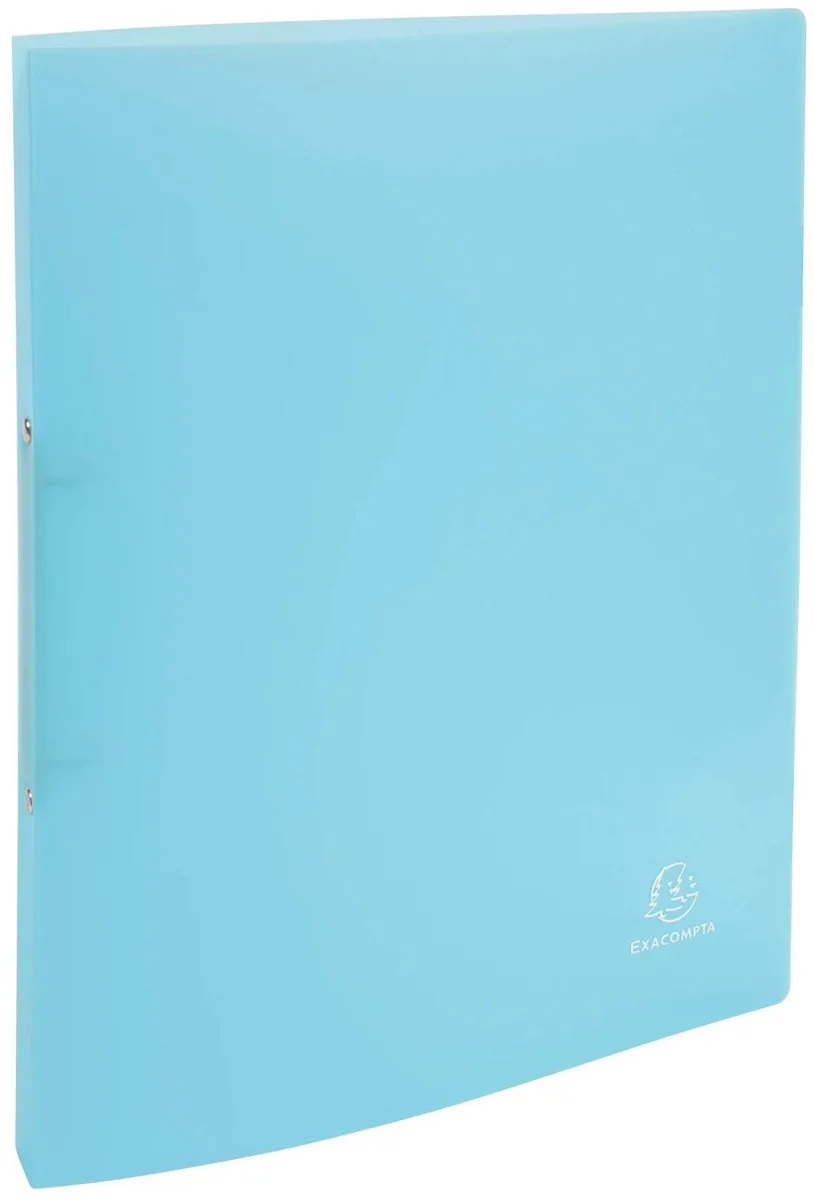 Exacompta 15x Ringmap 2 ringen 30mm Polypropyleen Chromaline Pastel - 54972E van Exacompta in Pastelblauw – productfoto