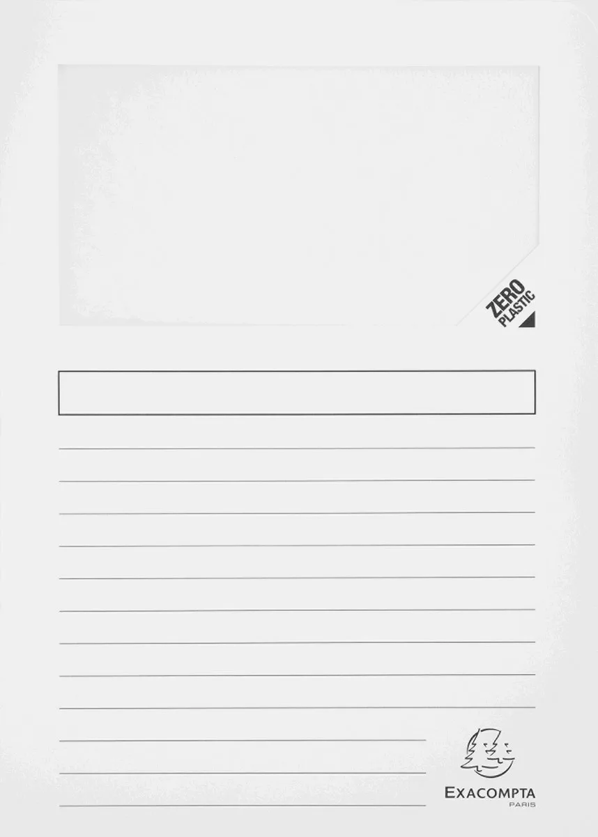Exacompta 16x FOREVER® Pak van 25 venstermappen 120g/m2 - 22x31cm voor A4 - 50260E fra Exacompta i Geassorteerd – produktbillede