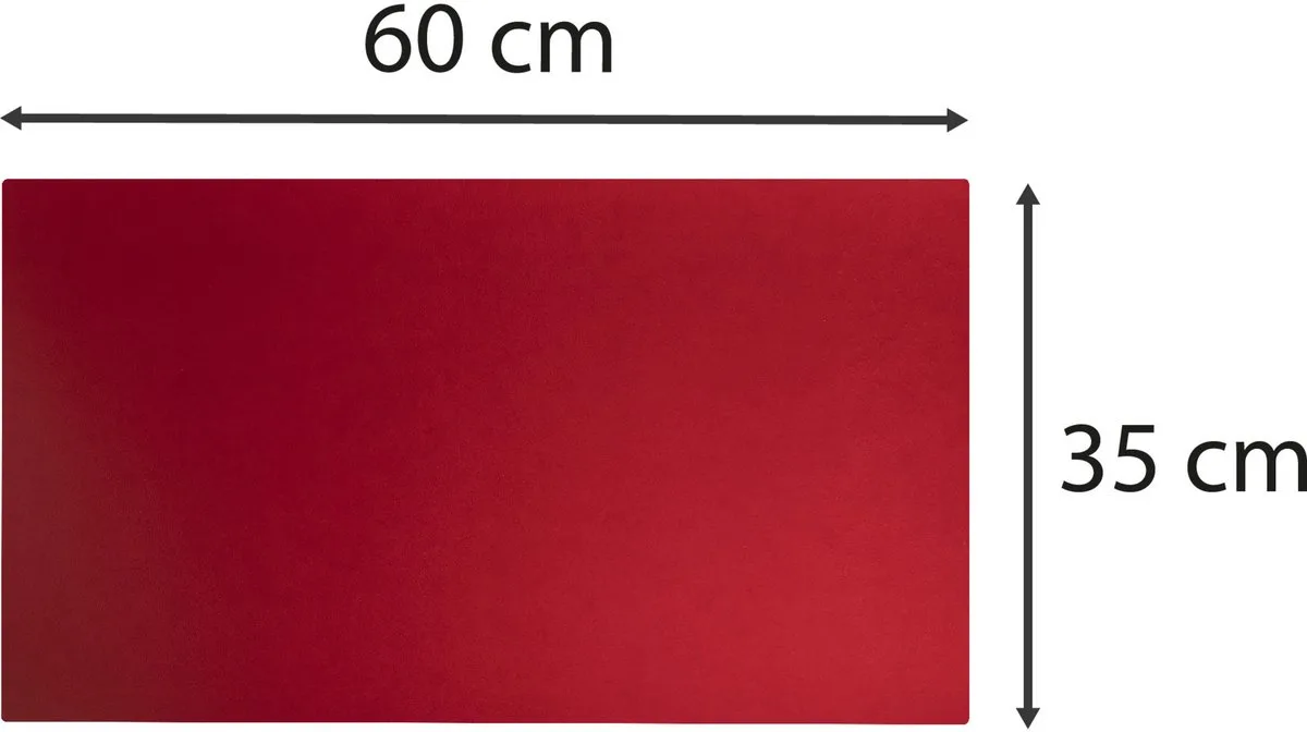 Exacompta 16x Onderlegger soepele PU tweekleurig 35x60cm - 29120E van Exacompta in Geassorteerd – productfoto