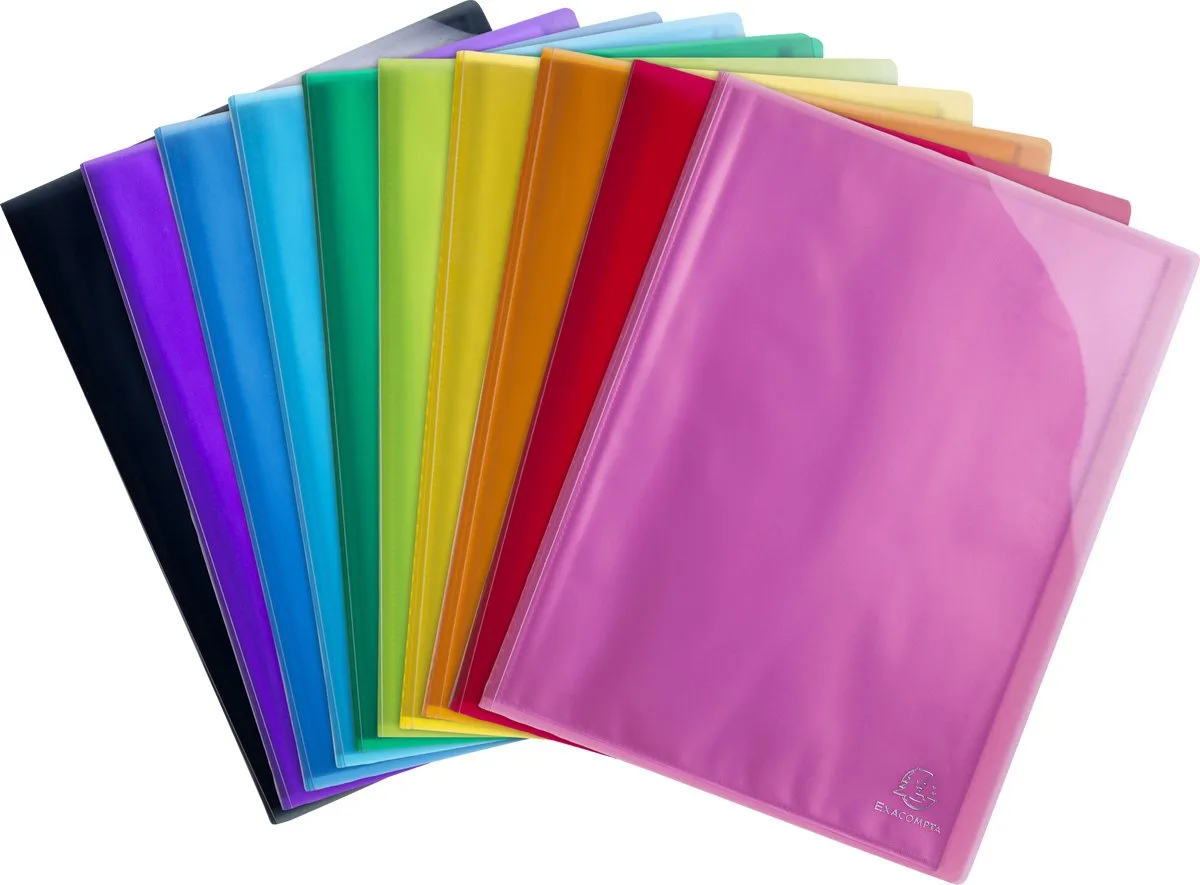 Exacompta 20x IDERAMA PP Showalbum halfharde PP - 20 tassen - 40 zichten - A4 - 85670E by Exacompta in Geassorteerd – product photo