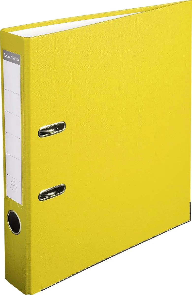 Exacompta 20x Ordner met hefboom in PP /karton - rug van 50mm - A4 - 915404B by Exacompta in Yellow – product photo