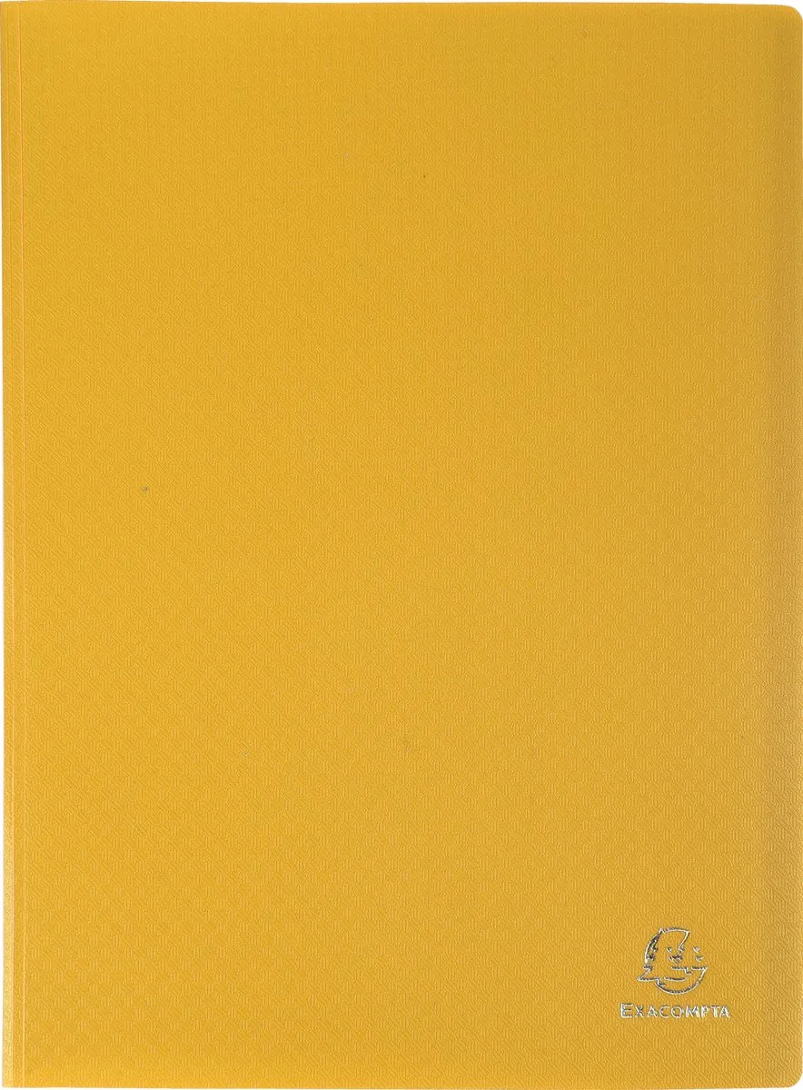 Exacompta 20x Showalbum met vaste rug - PP - 20 tassen - 40 zichten - A4 - 8529E by Exacompta in Yellow – product photo