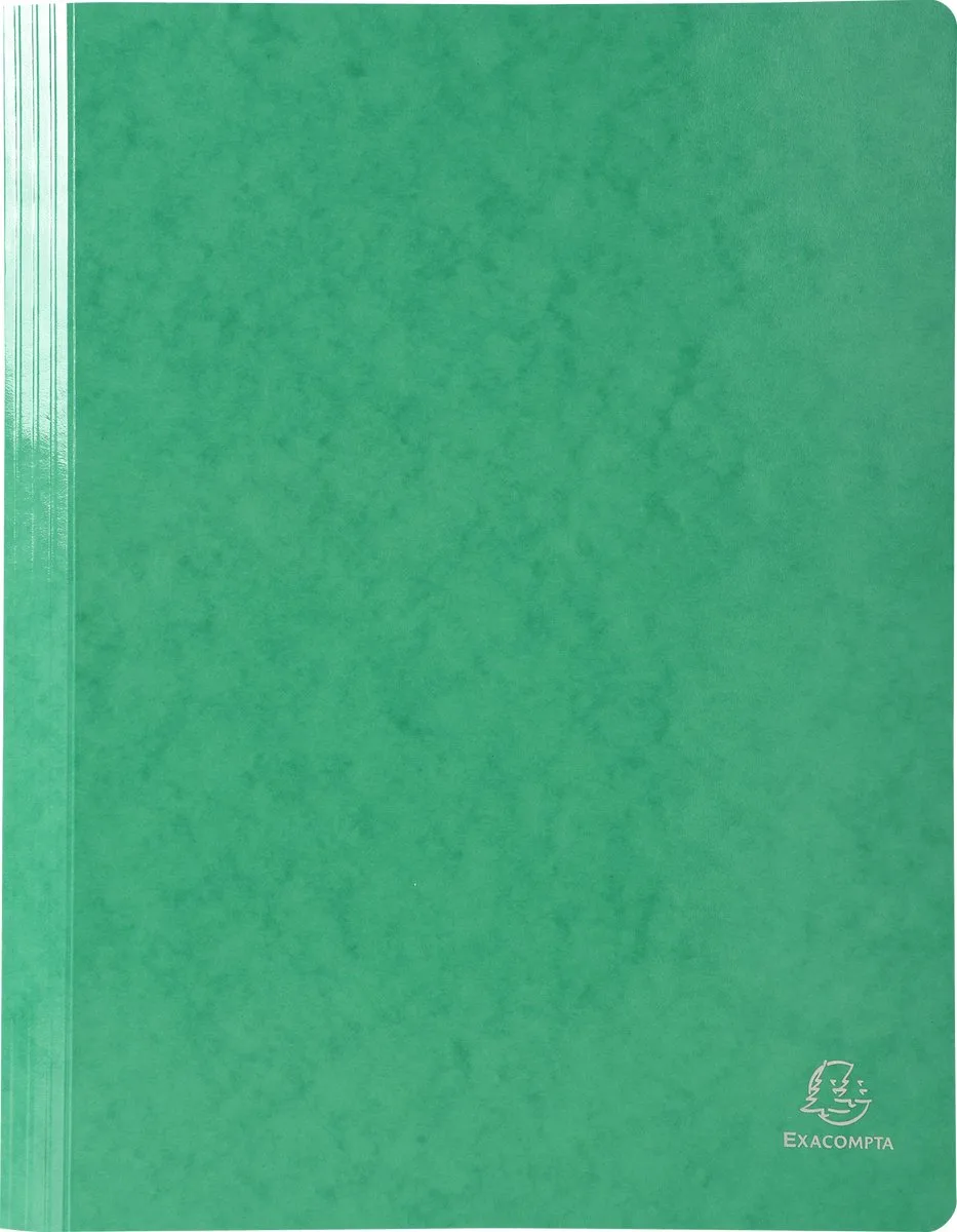 Exacompta 25x Snelhechtmap IDERAMA® in gelamineerd glanskarton 355gm2 - A13 - 380815B de Exacompta en Vert foncé – photo produit