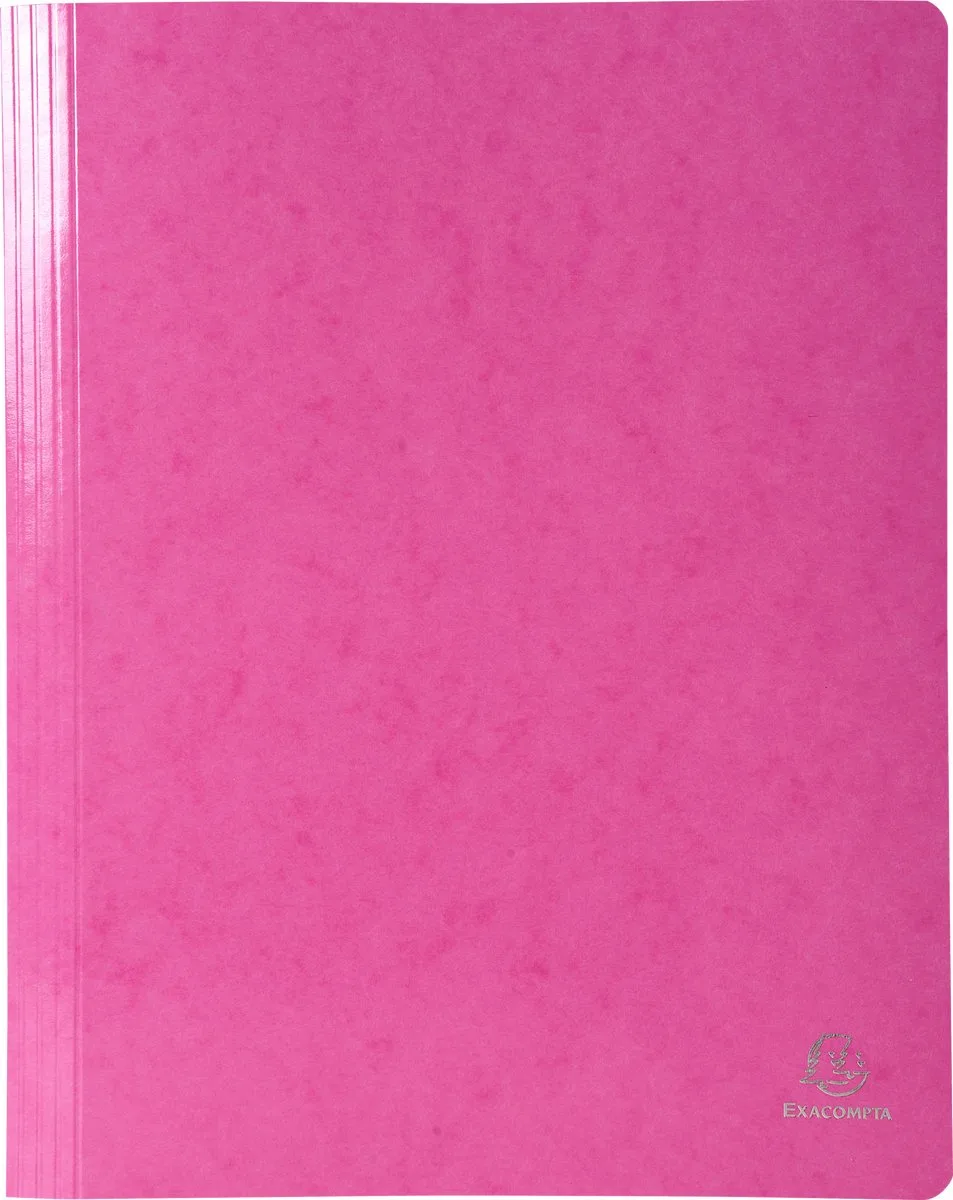 Exacompta 25x Snelhechtmap IDERAMA® in gelamineerd glanskarton 355gm2 - A13 - 380808B van Exacompta in Roze – productfoto