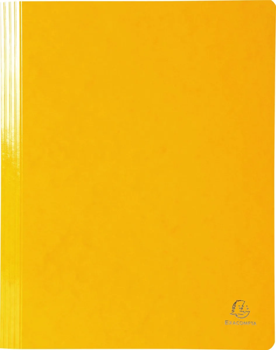 Exacompta 25x Snelhechtmap IDERAMA® in gelamineerd glanskarton 355gm2 - A13 - 380804B van Exacompta in Geel – productfoto