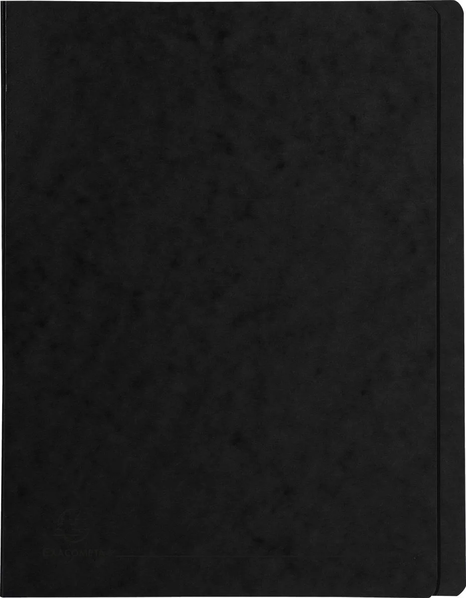 Exacompta 25x Snelhechtmap in glanskarton 355g - A4 - 39991E de Exacompta en Noir – photo produit