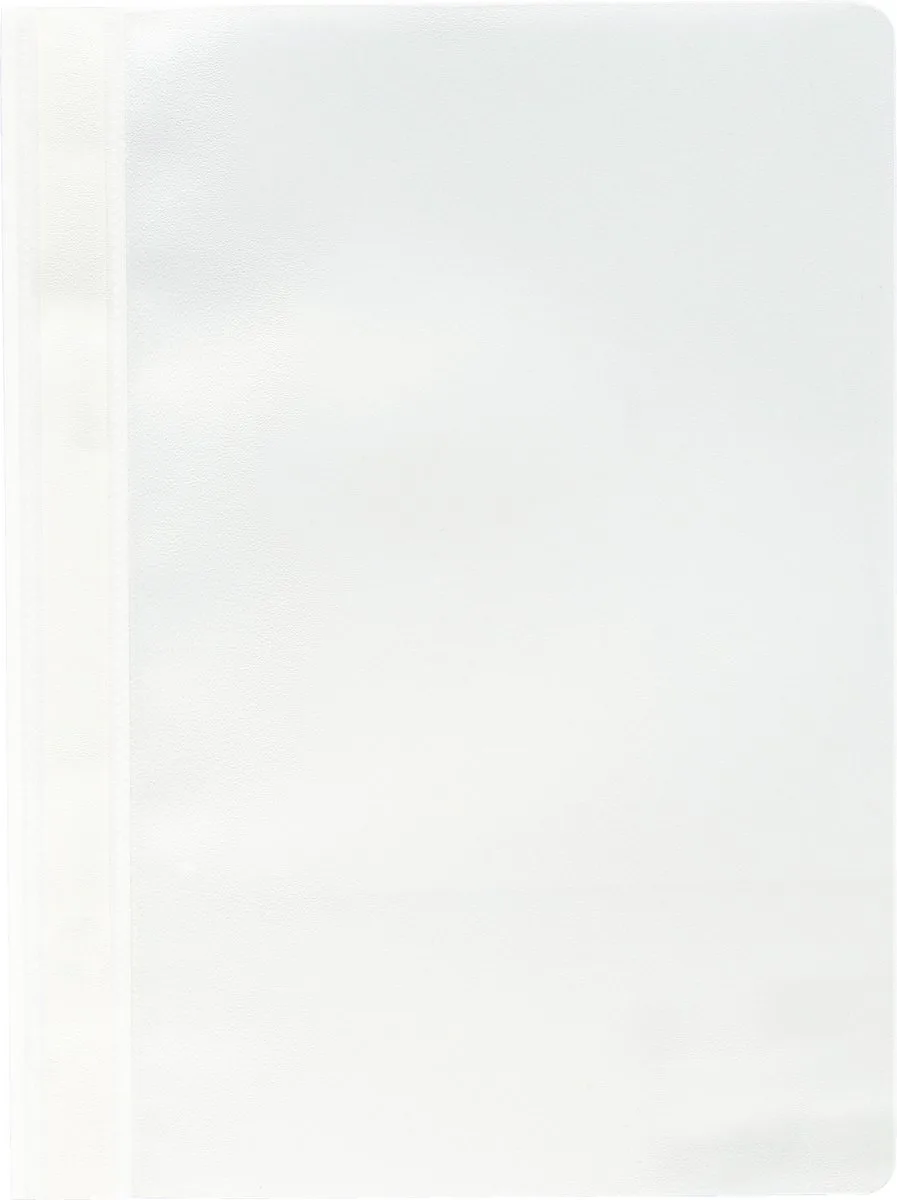 Exacompta 25x Snelhechtmap PP standaardkwaliteit - A4 - 449202B de Exacompta en Blanc – photo produit