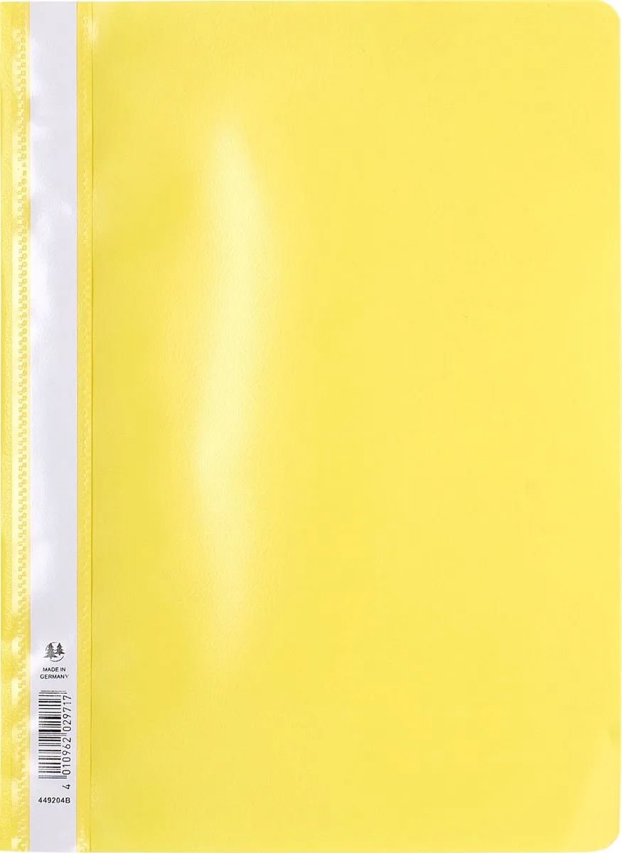 Exacompta 25x Snelhechtmap PP standaardkwaliteit - A4 - 449204B de Exacompta en Jaune – photo produit