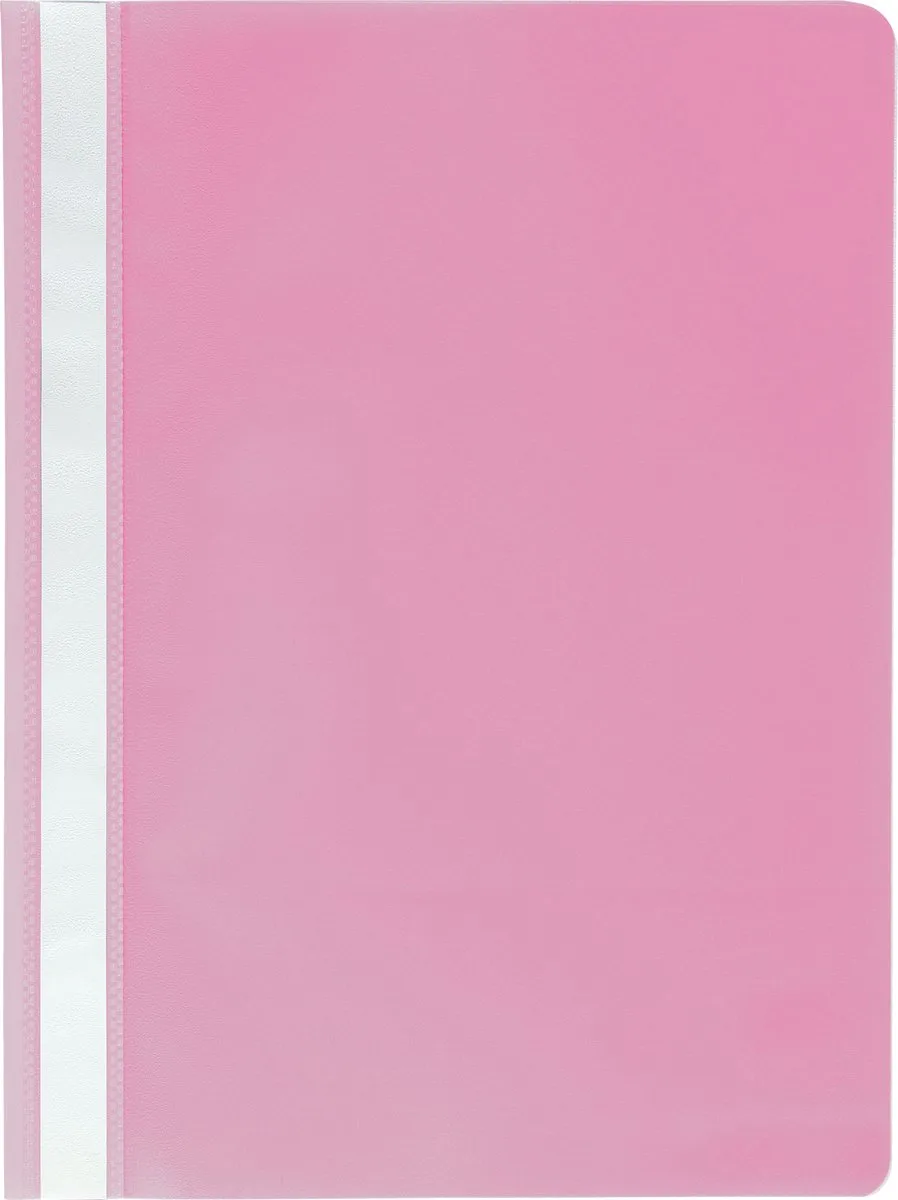 Exacompta 25x Snelhechtmap PP standaardkwaliteit - A4 - 449212B de Exacompta en Rose – photo produit