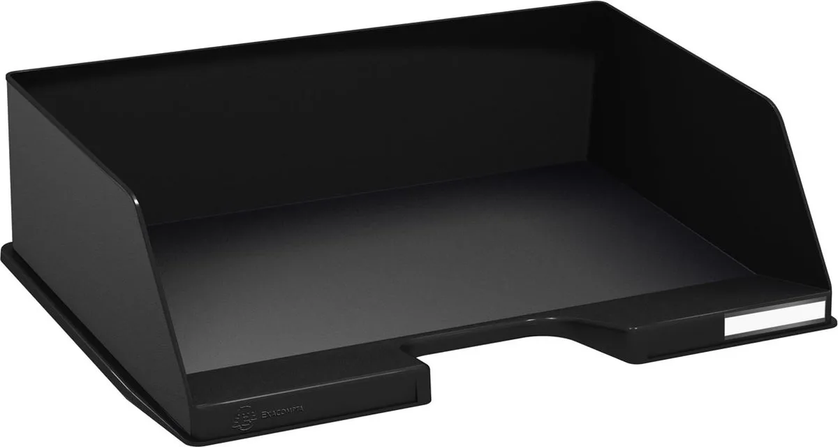 Exacompta 4x Brievenbak Combo maxi Horizontaal Ecoblack - 11214D van Exacompta in Zwart – productfoto