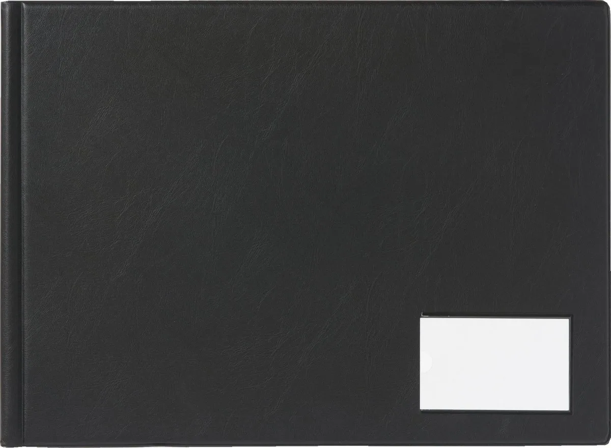 Exacompta 4x Guildhall® Showalbum - premium PVC - 24 tassen - 48 zichten - A3 horizontaal - GDB24/LZ de Exacompta en Noir – photo produit