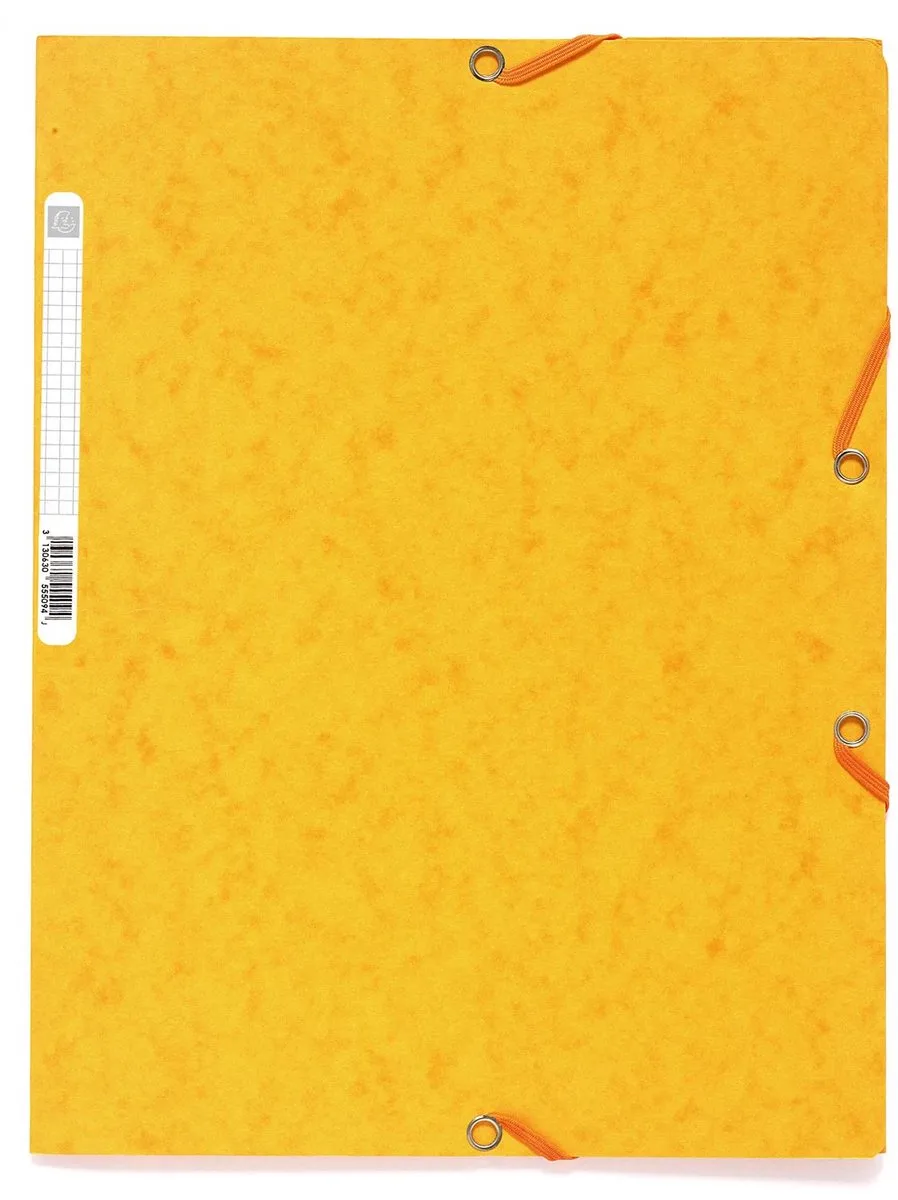 Exacompta 50x Elastomap 3 kleppen in glanskarton 400g/m2 - A4 - 55515E van Exacompta in Geassorteerd – productfoto